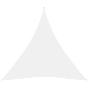 Toldo de vela triangular tela Oxford blanco 3x3x3 m D
