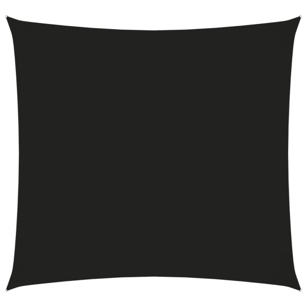 Toldo de vela cuadrado tela Oxford negro 2x2 m D