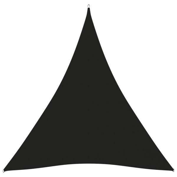 Toldo de vela triangular tecido Oxford preto 3x4x4 m D