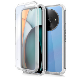 Funda COOL Silicona 3D para Xiaomi Redmi A3 (Transparente Frontal + Trasera) D