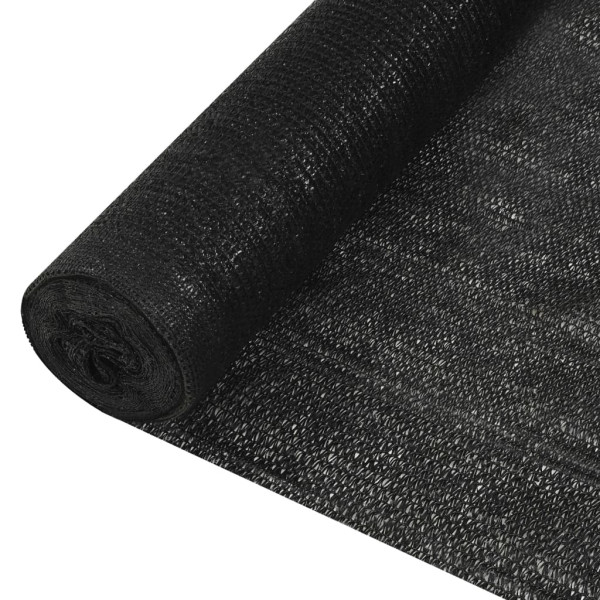 Red de privacidad HDPE negro 1.2x10 m 195 g/m² D