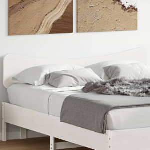 Cabecero de cama madera maciza de pino blanco 150 cm D