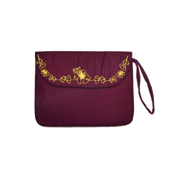 BOLSO KARL MARC JOHN UNISEX 1209AUBERGINE (29X21CM) D