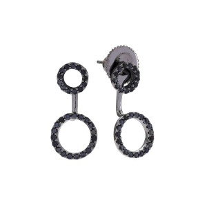 PENDIENTES SIF JAKOBS MUJER SIF JAKOBS E0215-BK-BK 2,5CM D