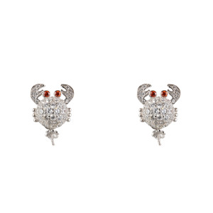 BRINCOS LANCASTER FEMININO LANCASTER JLA-EAR-CRAB1 1.2MM D