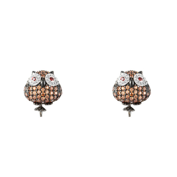 BRINCOS LANCASTER FEMININO LANCASTER JLA-EAR-OWL-4 1.2MM D