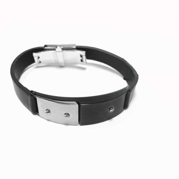 BRACELETE HOMEM BRAIL TJ0539 22CM D