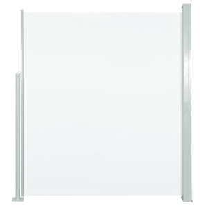 Toldo lateral de jardín o terraza crema 160x300 cm H