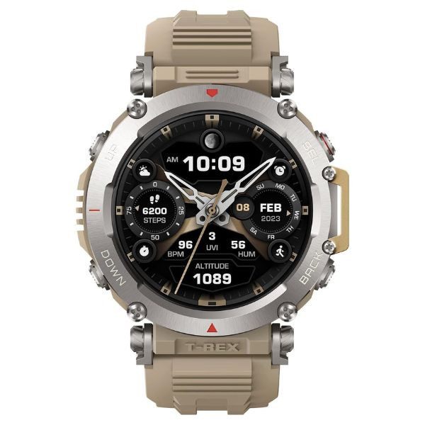 Amazfit Assista T-Rex Ultra bege D