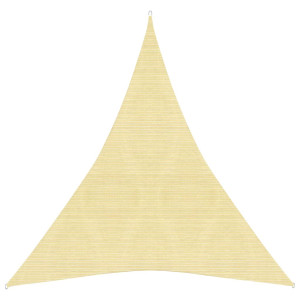 Toldo de vela HDPE beige 160 g/m² 4x5x5 m D