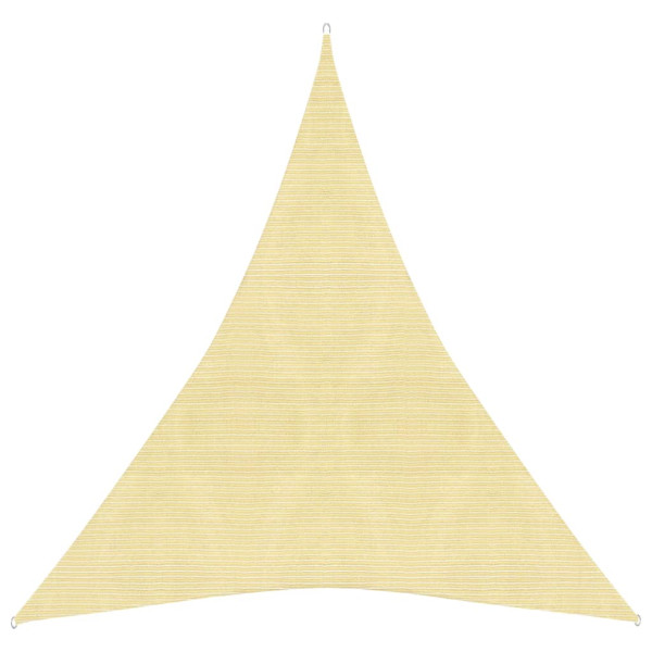 Toldo de vela HDPE beige 160 g/m² 4x5x5 m D