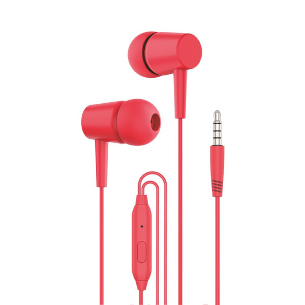 Auriculares 3,5 mm COOL Bear Stereo Con Micro Rojo D