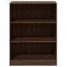 Armario de madera de ingeniería marrón roble 77x48x102 cm 5