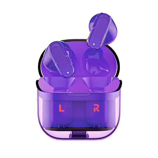 Earbuds de filtro Bluetooth Dual COOL Violeta de cristal D