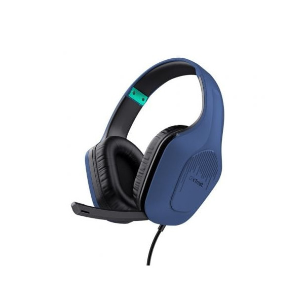 Auriculares Gaming con micrófono Trust Gaming GXT 415 Zirox azul D