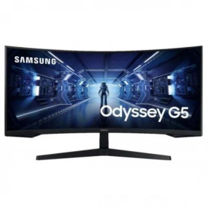 Monitor Gaming Ultrapanorámico SAMSUNG Odyssey G5 34" QHD C34G55TWWP negro D