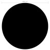 Cubierta de piscina PE negro 488 cm 3