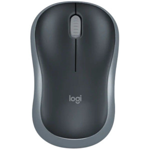 Ratón inalámbrico logitech m185 910-002238/ hasta 1000 dpi/ gris D