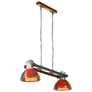 Lámpara colgante industrial multicolor E27 25 W 111 cm D