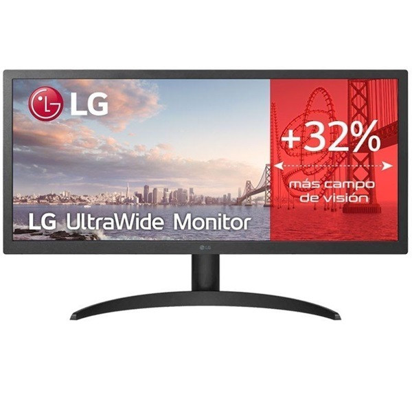 Monitor LG 25.7" IPS 26WQ500-B negro D