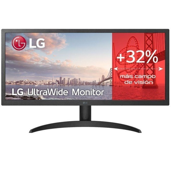 Monitor Profesional Ultrapanorámico LG 25.7" LED WFHD 26WQ500-B negro D