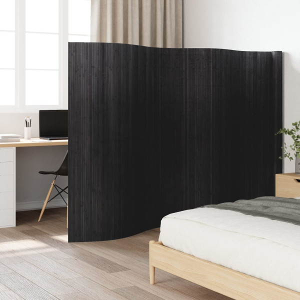 Biombo divisor de bambu cinza 165x600 cm D