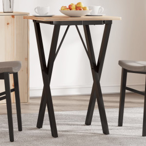 Patas de mesa de comedor estructura X hierro fundido 40x40x73cm D