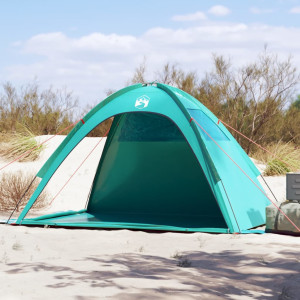 Barraca de praia impermeável verde água D