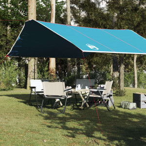 Lona de camping impermeable azul 420x440 cm D