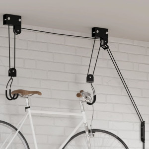 Elevador de bicicleta montado no teto 57kg D