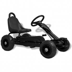 Kart de pedales con neumáticos negro D