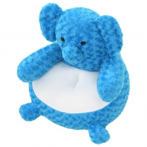 Elefante de peluche azul H