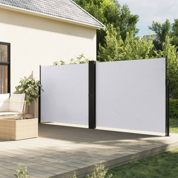 Toldo lateral retráctil blanco 160x600 cm D