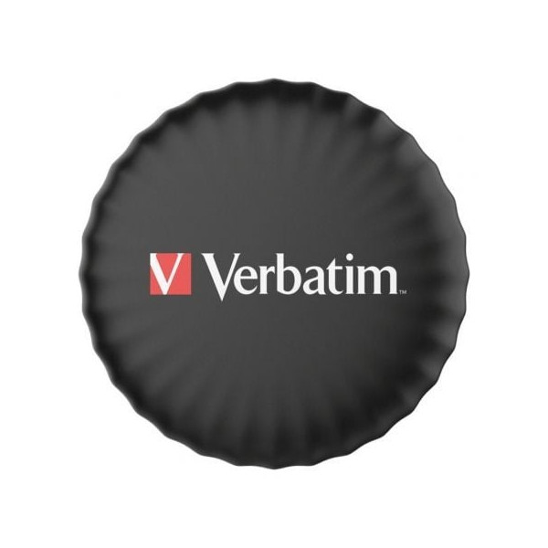 Localizador verbatim my finder coin bluetooth tracker myfc-01b compatible con apple/ incluye llavero y pila/ negro D