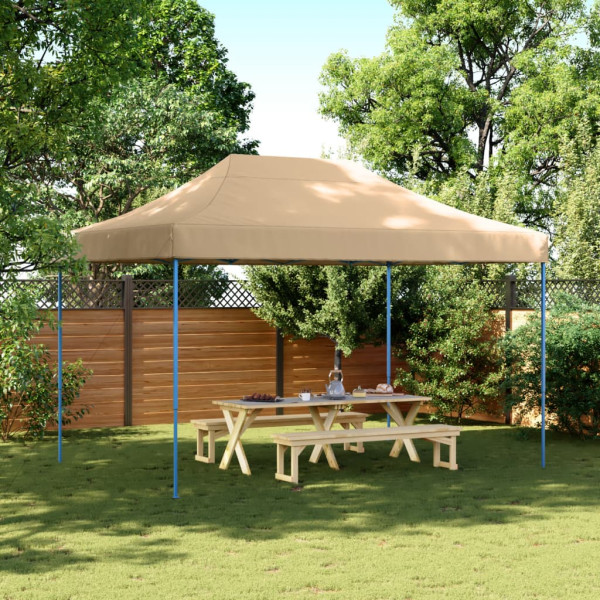 Tienda de fiesta plegable Pop-Up beige 410x279x315 cm D