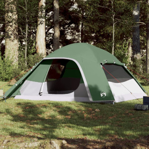 Tenda familiar iglu 6 pessoas à prova d'água verde D