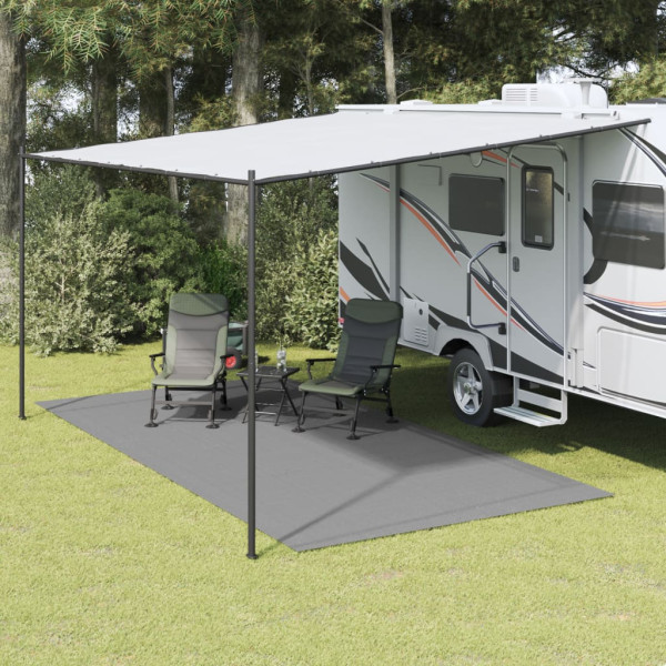 Tapete de acampamento cinza 5x2,5 m D