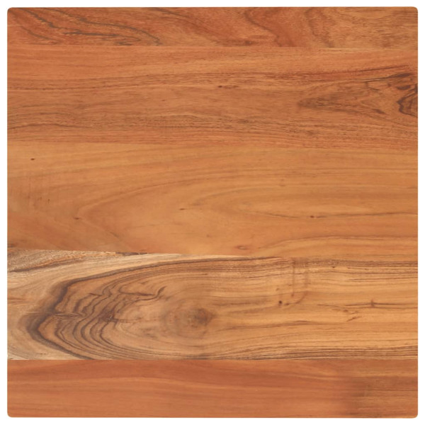 Tablero de mesa cuadrado madera maciza de acacia 50x50x2.5 cm Tablero de mesa cuadrado madera maciza de acacia 50x50x2.5 cm D