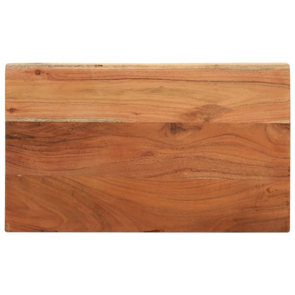 Tablero de mesa rectangular madera maciza acacia 50x40x3.8 cm D