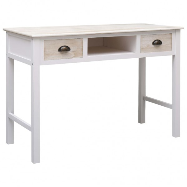 Mesa de mesa de madeira 110x45x76 cm D