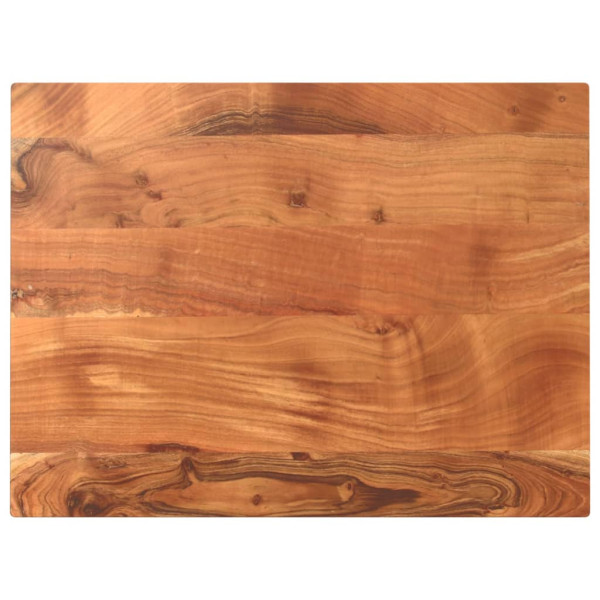 Tablero de mesa rectangular madera maciza acacia 80x70x3.8 cm Tablero de mesa rectangular madera maciza acacia 80x70x3.8 cm D