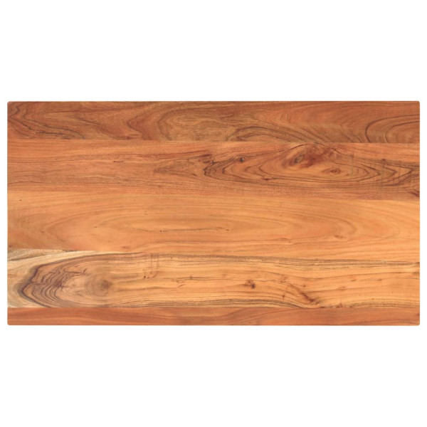 Tablero de mesa rectangular madera maciza acacia 100x60x3.8 cm Tablero de mesa rectangular madera maciza acacia 100x60x3.8 cm D