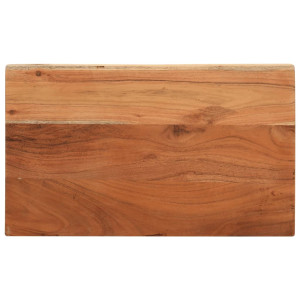 Tablero de mesa rectangular madera maciza acacia 40x30x3.8 cm D