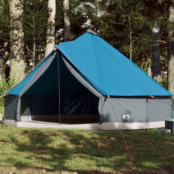 Tenda familiar tipi 8 pessoas impermeável azul D