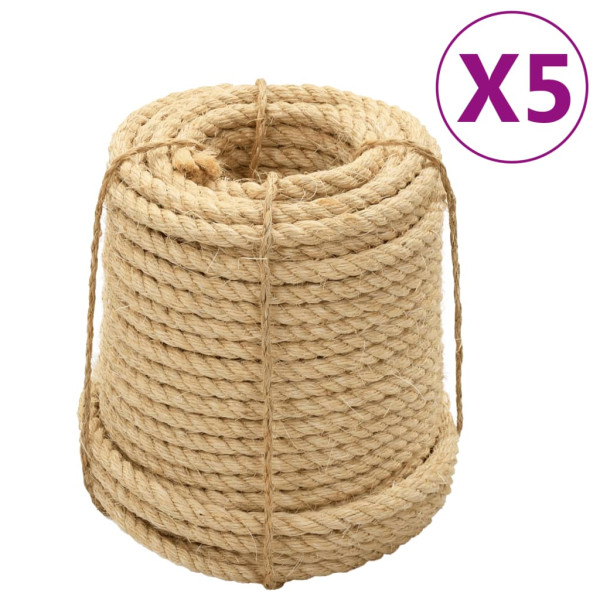 Cuerdas de sisal 5 uds 16 mm 100 m D