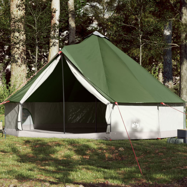 Tenda familiar tipi 8 pessoas impermeável verde D