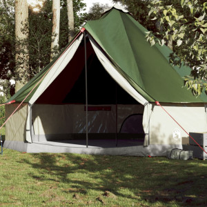 Tenda familiar tipi 10 pessoas impermeável verde D