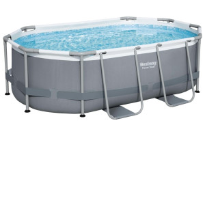 Bestway Piscina sobre o chão Power Steel 305x200x84 cm D