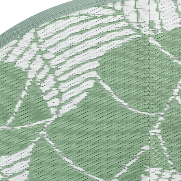 Alfombra de exterior PP verde Ø200 cm M 5