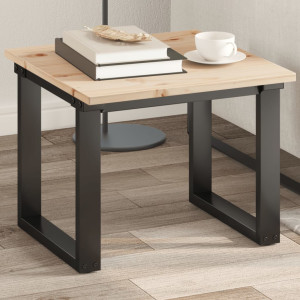 Tablero de mesa cuadrado madera maciza de pino 50x50x1.7 cm D